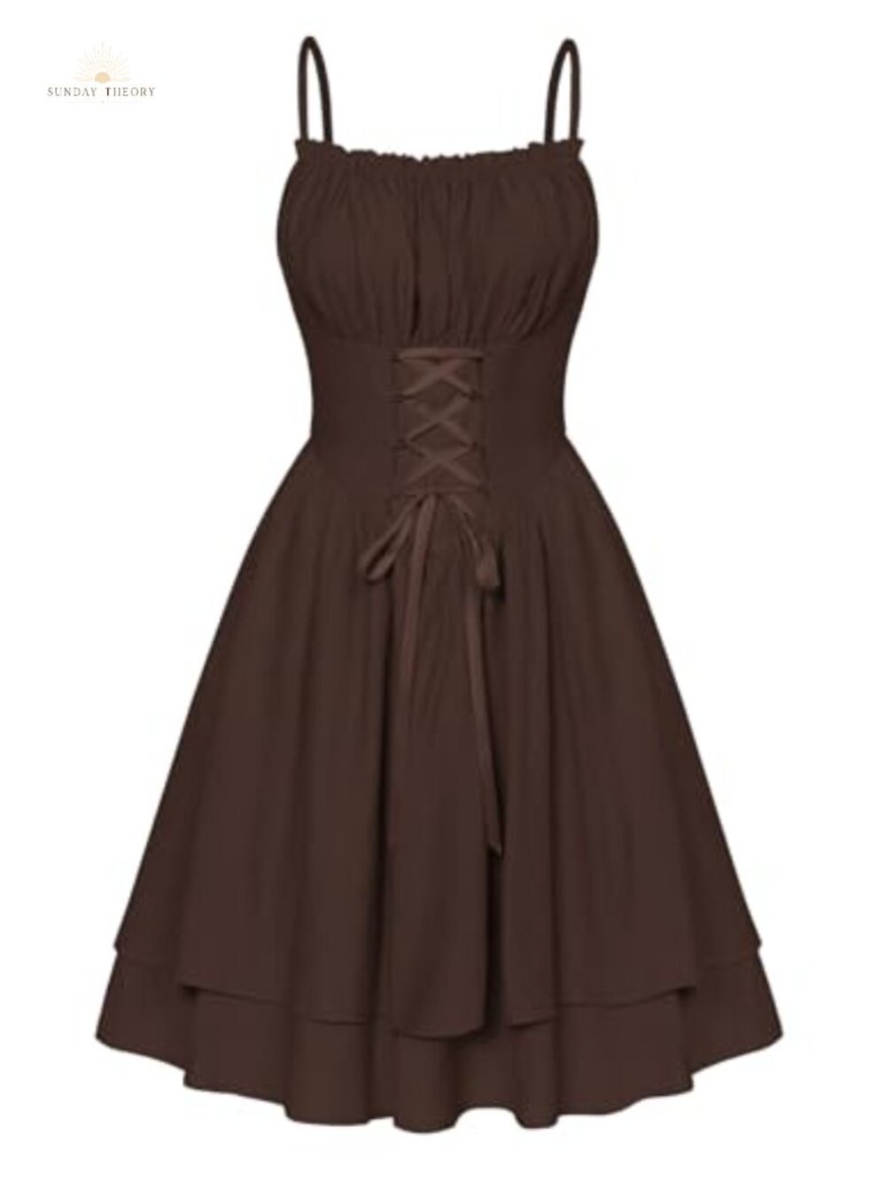 Chiffon Corset Mini Sundress Lace-Up Fairy Dress Sleeveless